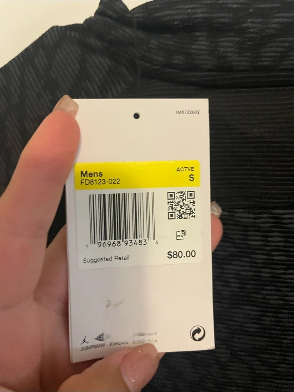 Jordan sporty fabric